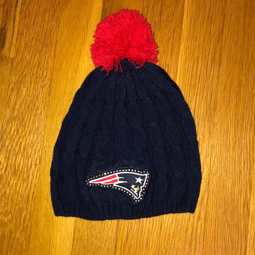 Patriots Pom Pom beanie winter hat